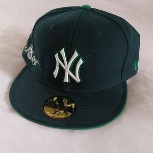 NWOT New Era Green NY Yankees Hat Size 7 5/8